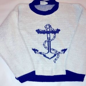 Vintage Justin Allen Anchor Sweater
